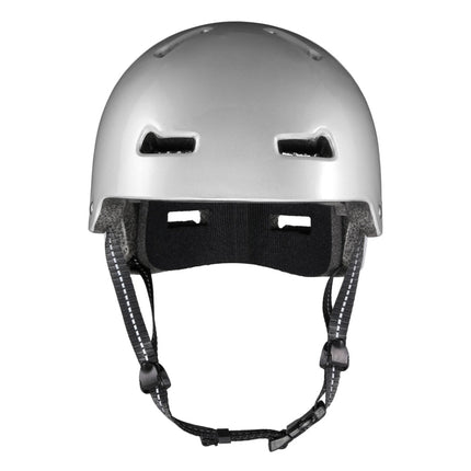 Reversal Lux Helmet - Silver-Helmets-Striker scooter parts