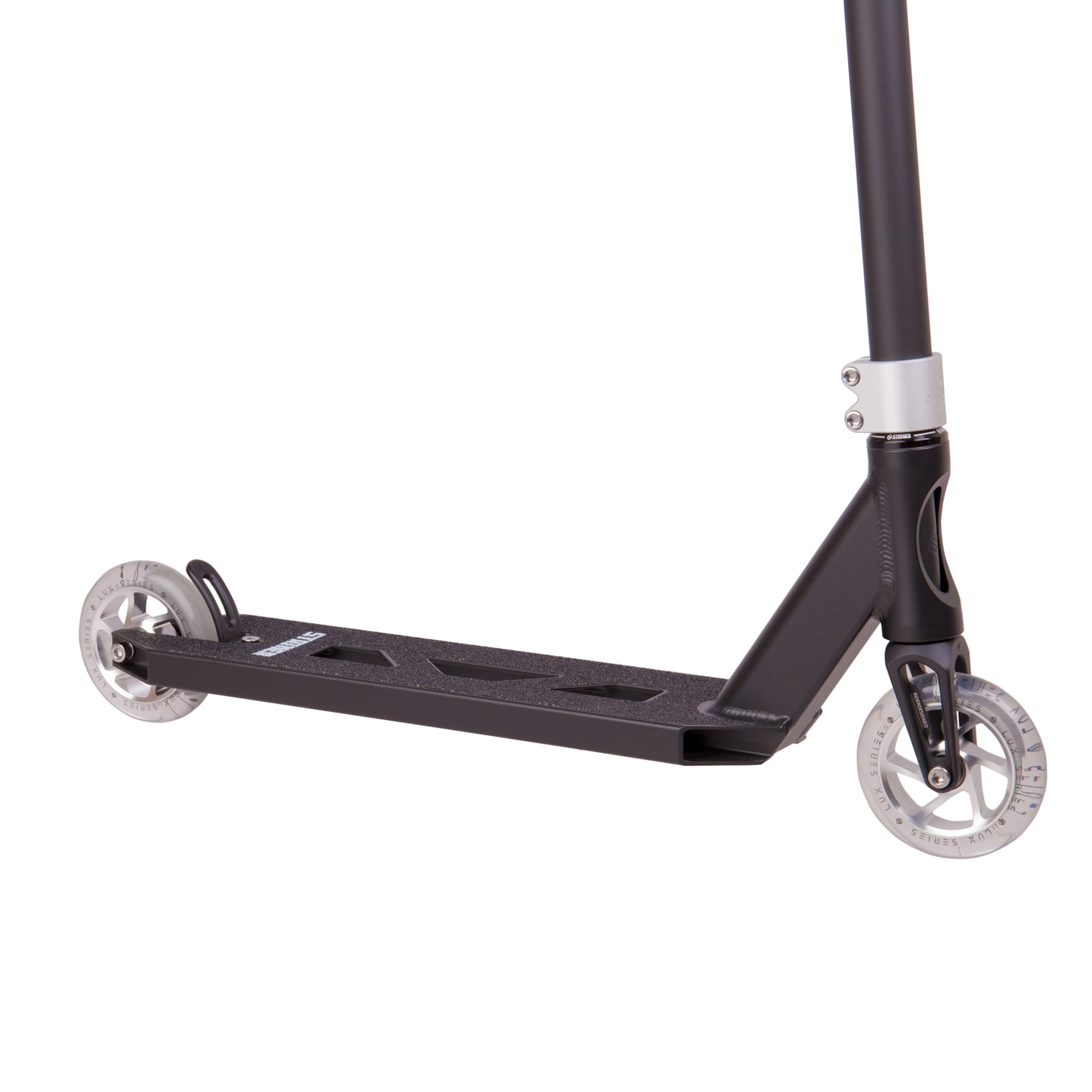 Striker Lux Stunt Scooter - Clear/Silver