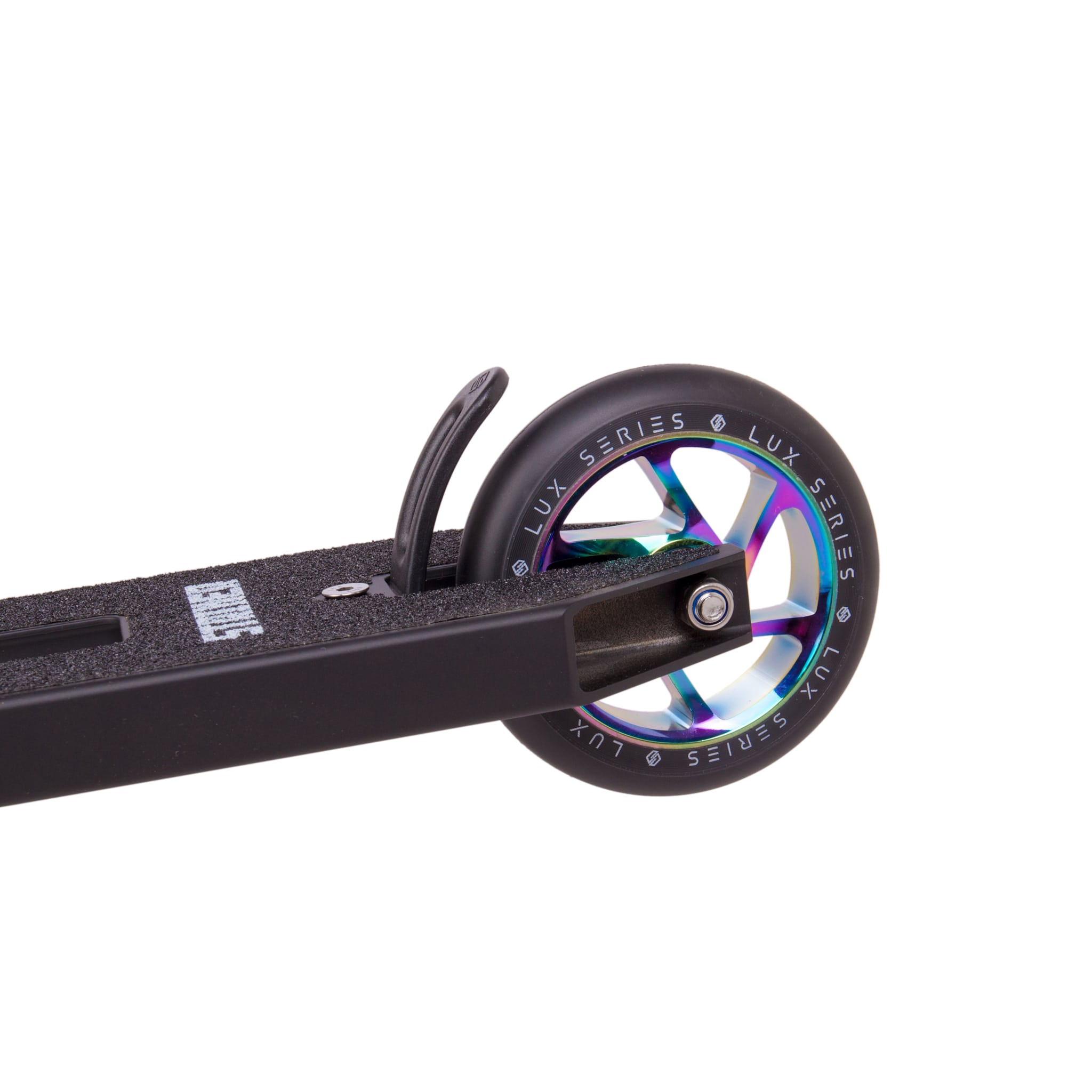 Striker Lux Stunt Scooter - Black/Rainbow