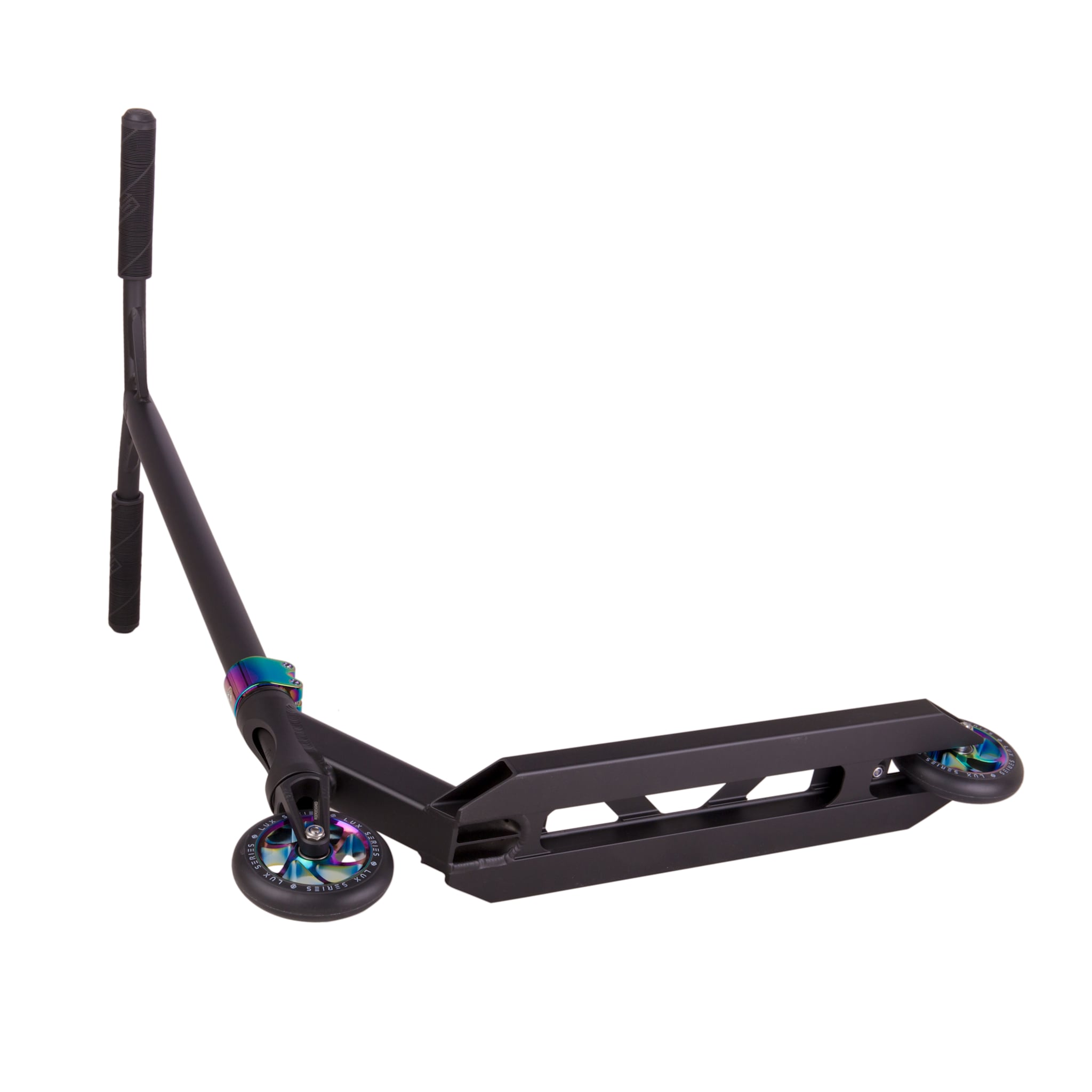 Striker Lux Stunt Scooter - Black/Rainbow