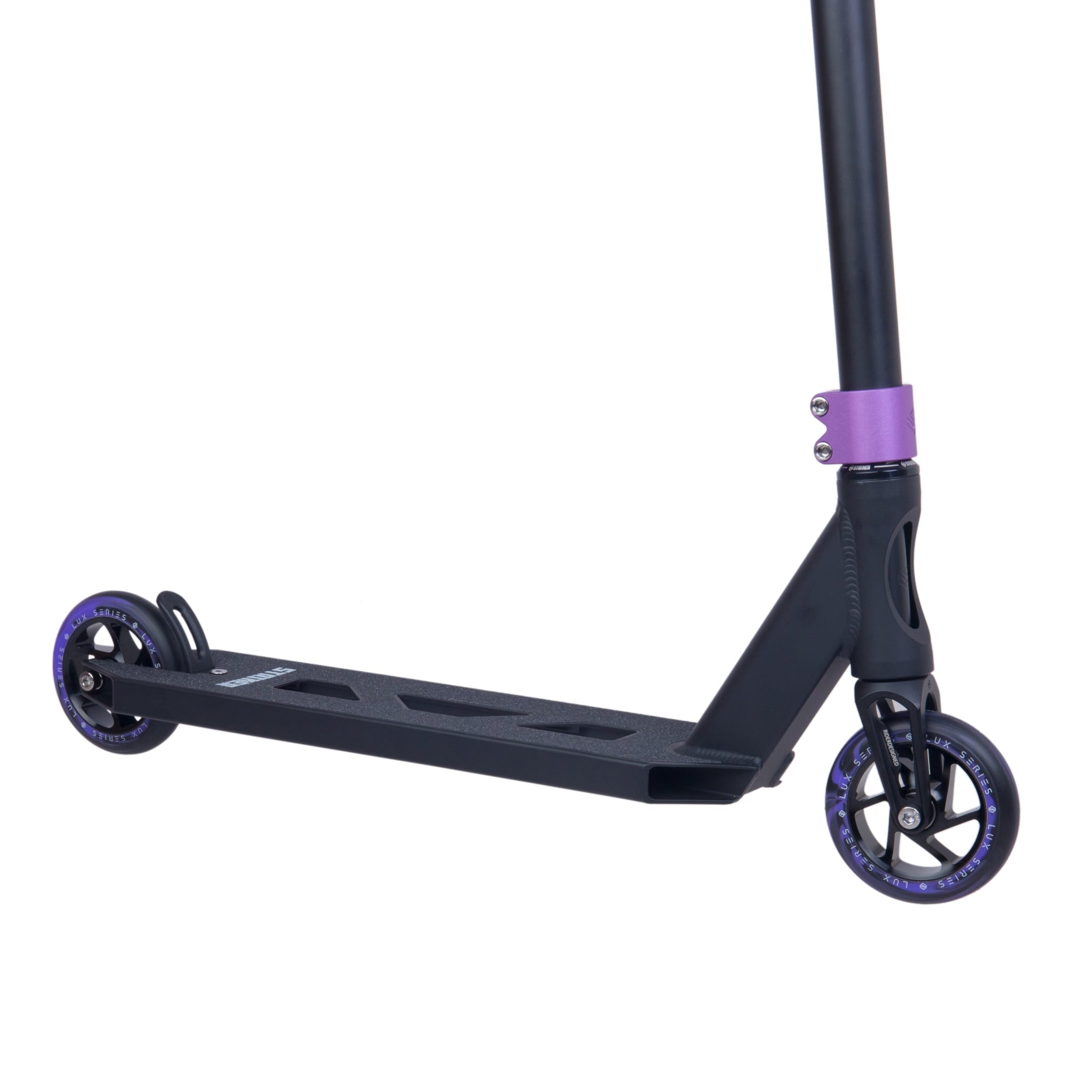 Striker Lux Youth Stunt Scooter - Black/Purple