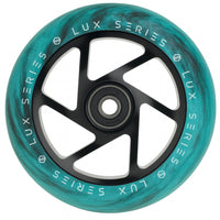 Striker Lux Spoked 110mm Stunt Scooter Wheels - Black/Teal