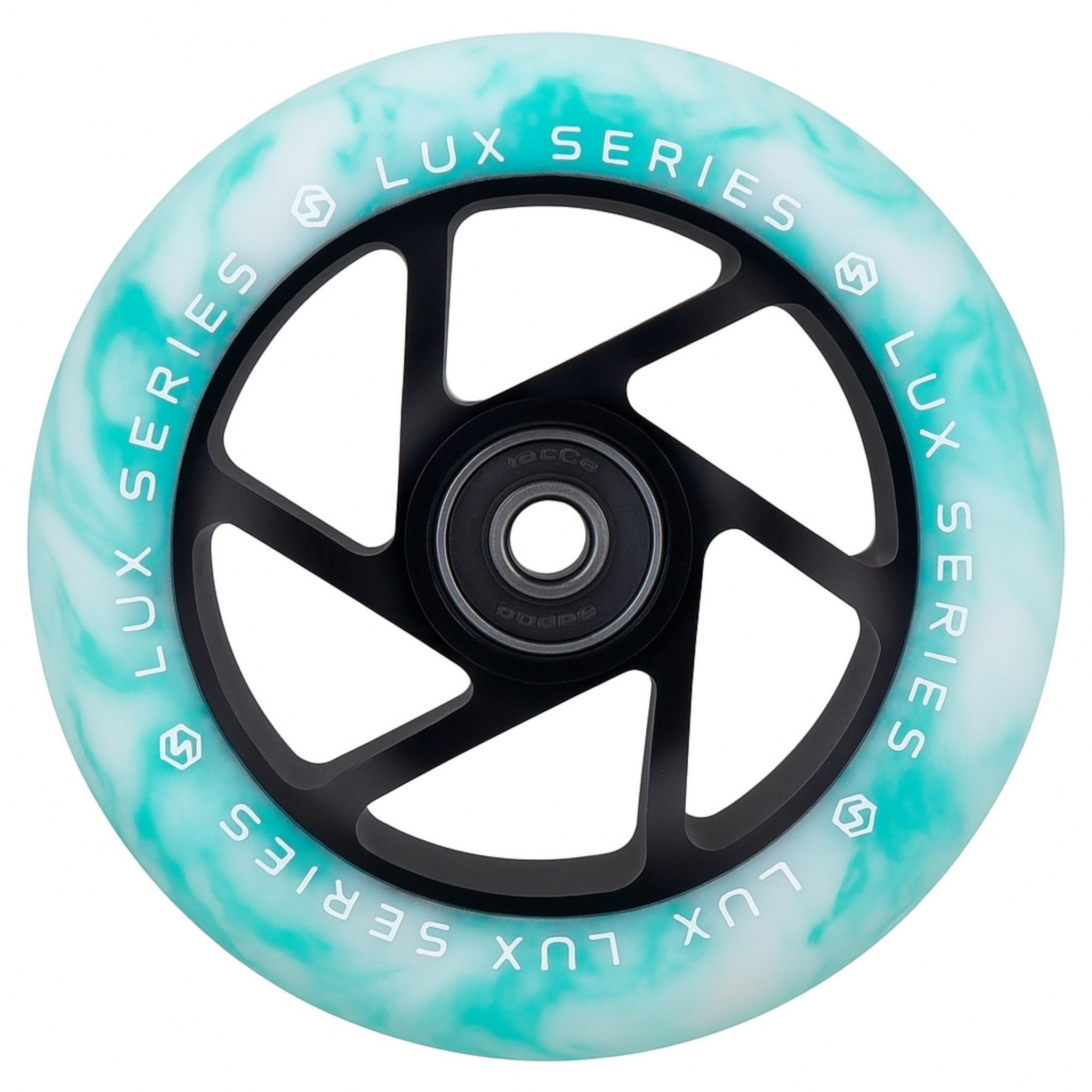 Striker Lux Spoked 110mm Stunt Scooter Wheels - White/Teal