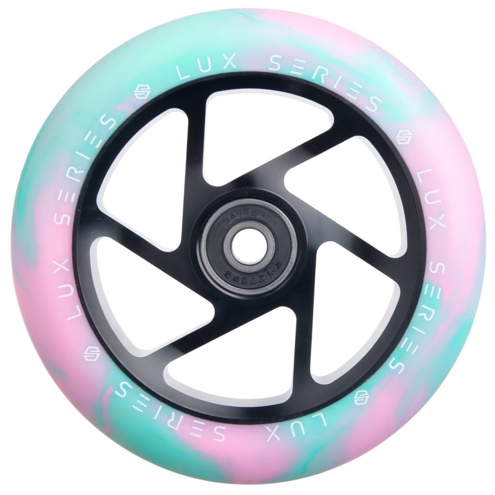 Striker Lux Spoked 110mm Stunt Scooter Wheels - Pink/Teal