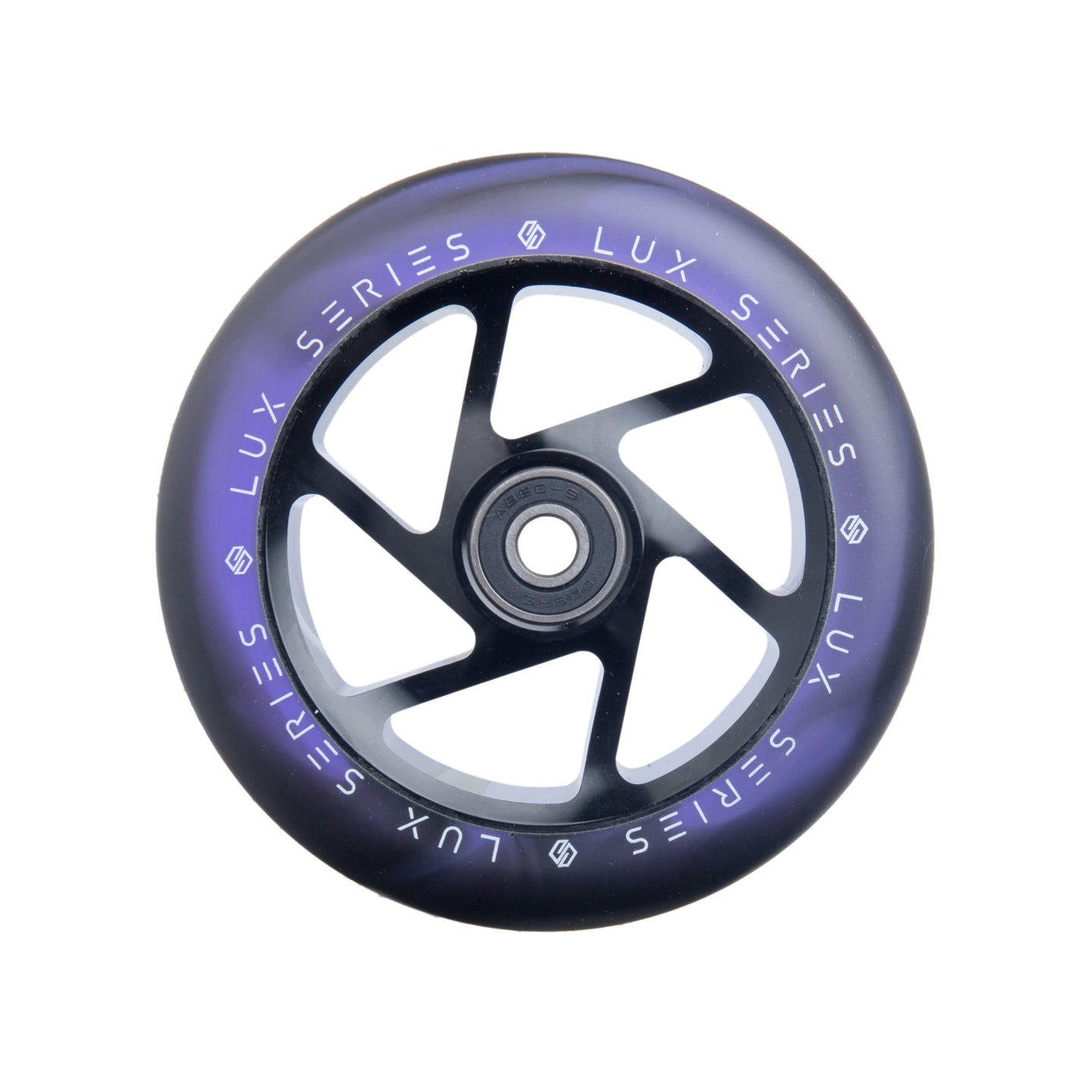 Striker Lux Spoked 110mm Scooter Wheels - Black/Purple