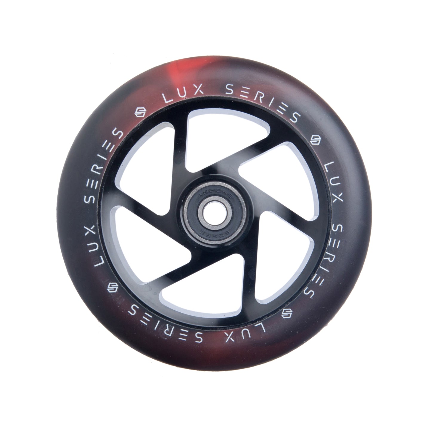 Striker Lux Spoked 110mm Scooter Wheels - Black/Red