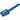Striker Lux IHC Scooter Fork - Blue Chrome