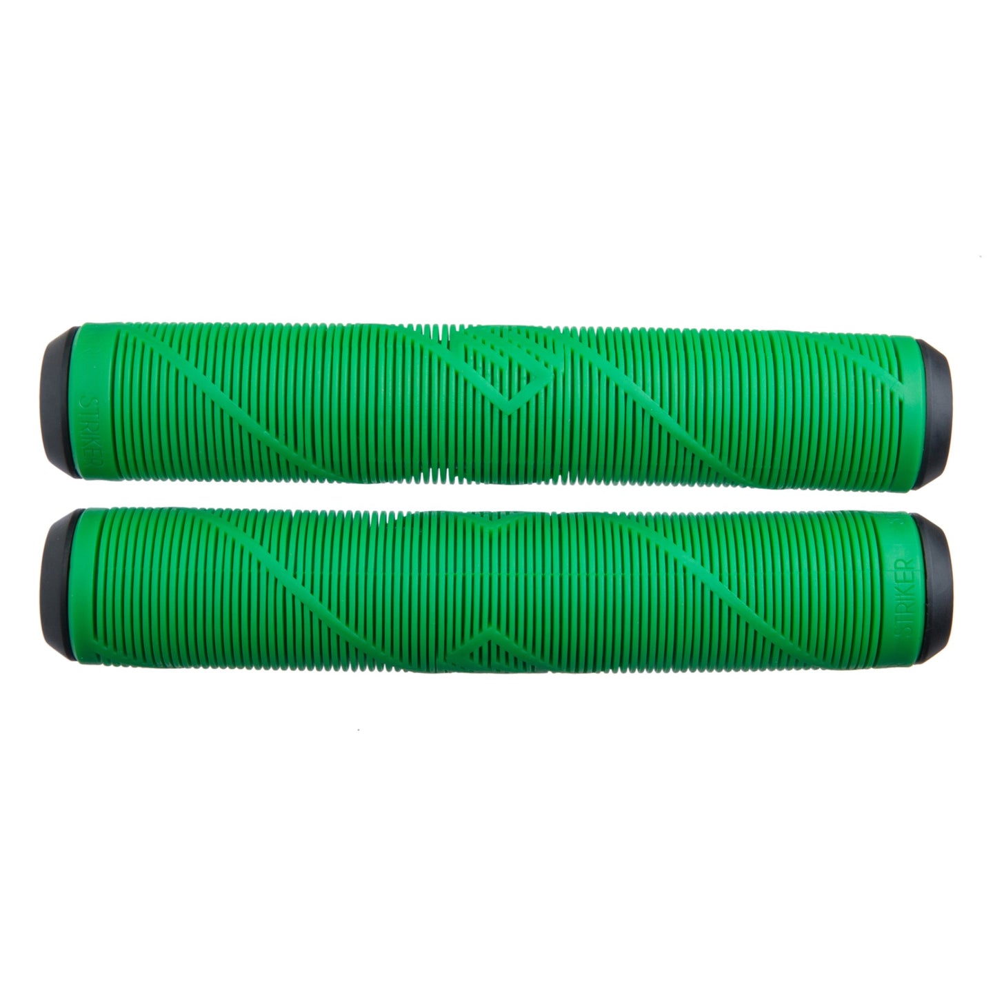 Striker Logo Scooter Grips - Green