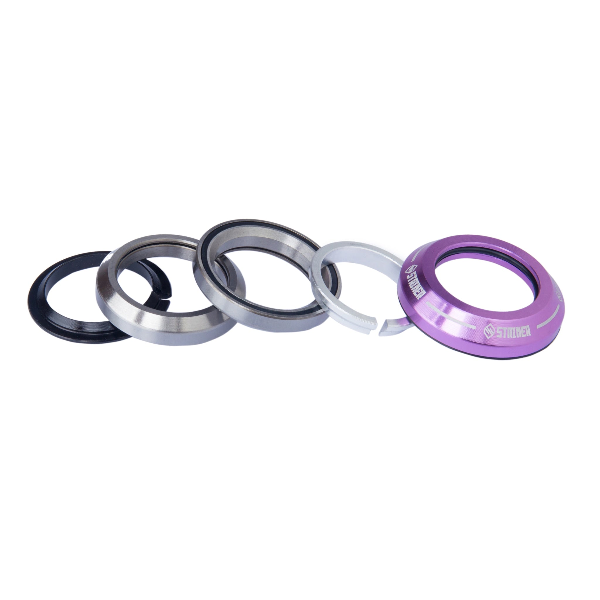 Striker Integrated Scooter Headset - Purple