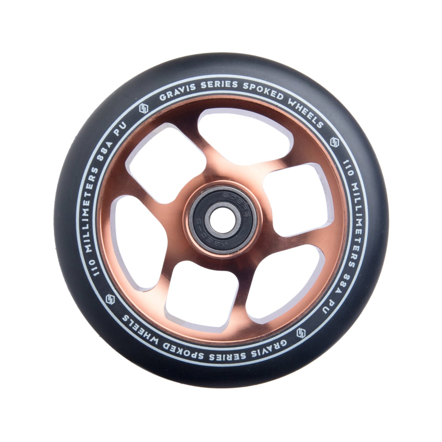 Striker Gravis Spoked 110mm Stunt Scooter Wheels - Rose Gold