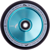 Striker Lighty Fullcore V3 Black PU 110mm Stunt Scooter Rolle - Teal