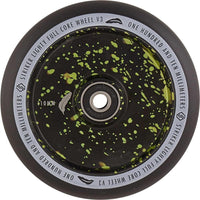 Striker Lighty Fullcore V3 Sort PU 110mm Hjul Til Løbehjul - Splash Black/Green