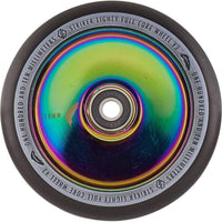 Striker Lighty Fullcore V3 Black PU 110mm Scooter Wheels - Rainbow