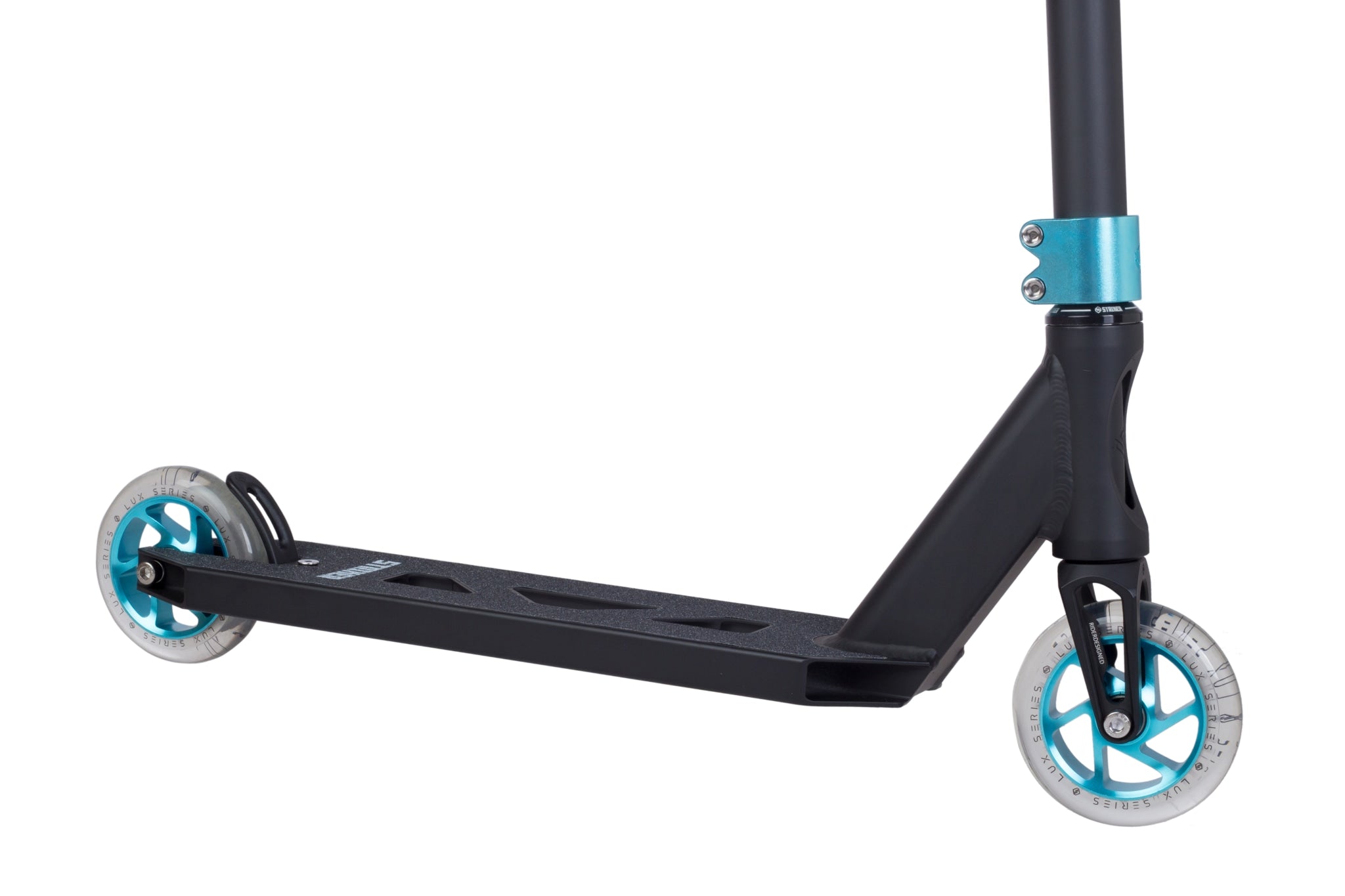 Striker Lux Youth Stunt Scooter - Clear/Teal