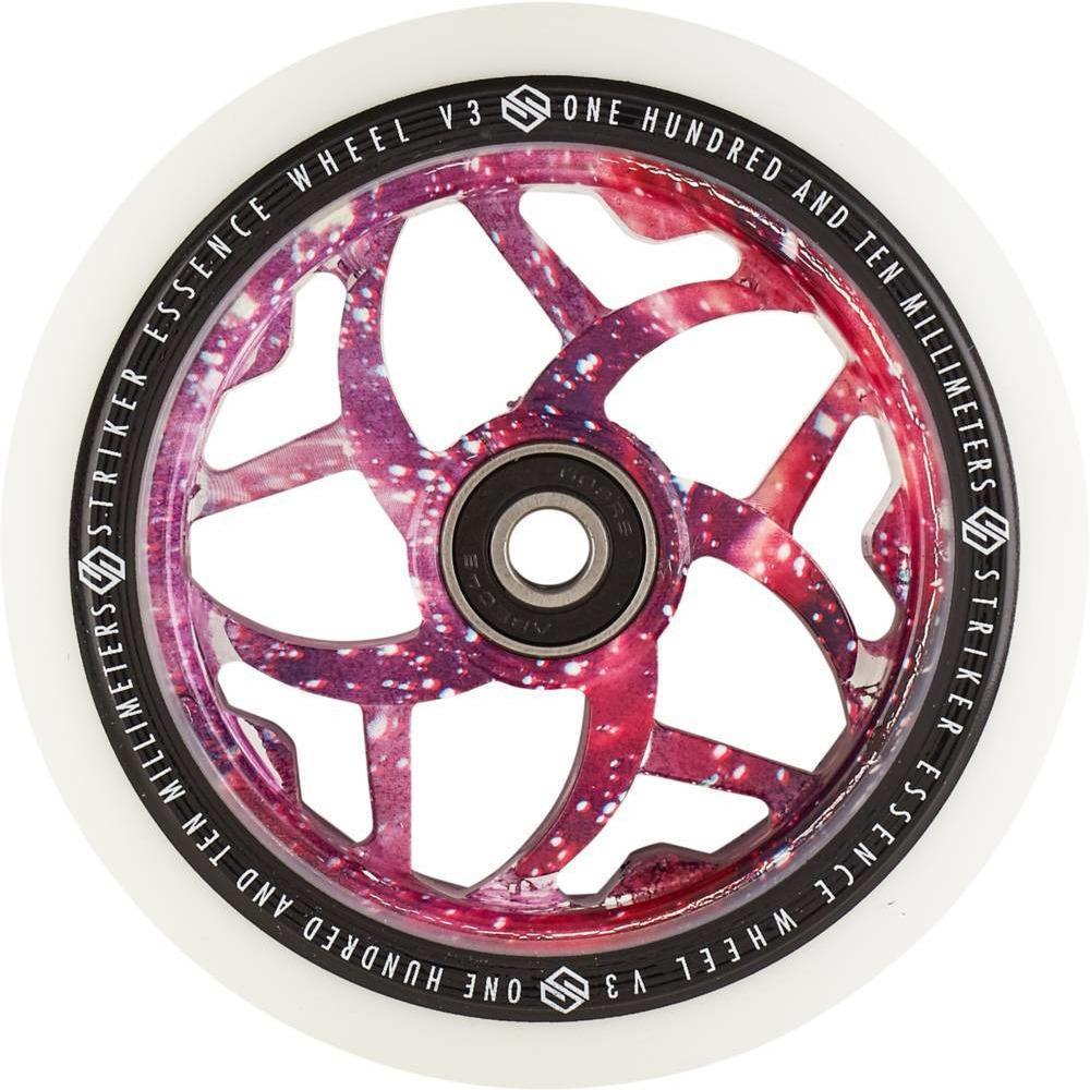 Striker Essence V3 White PU 110mm Stunt Scooter Wheels - Purple Galaxy