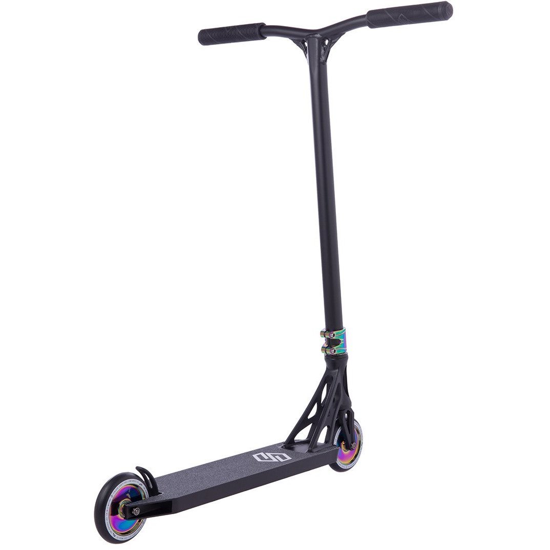 Striker Essence Stunt Scooter - Black/Rainbow