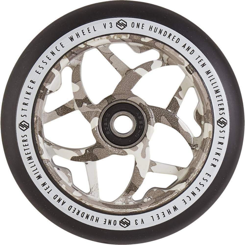 Striker Essence V3 Black PU 110mm Stunt Scooter Wheels - Snow Camoflague