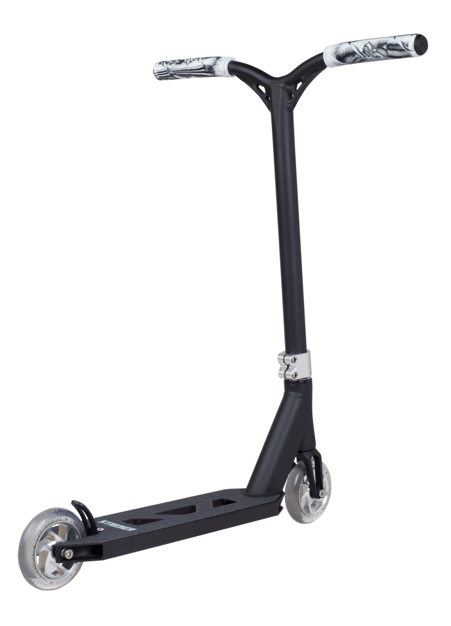 Striker Lux Youth Stunt Scooter - Clear/Silver