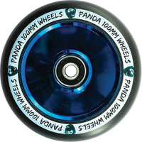 Panda Balloon Fullcore 110mm Scooter Wheels - Blue Chrome