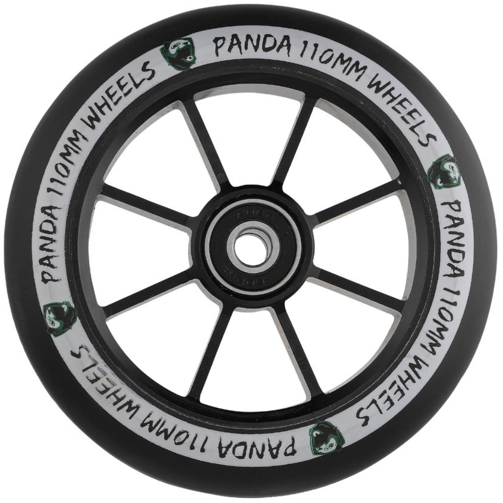 Panda Spoked V2 110mmHjul Til Løbehjul - Black