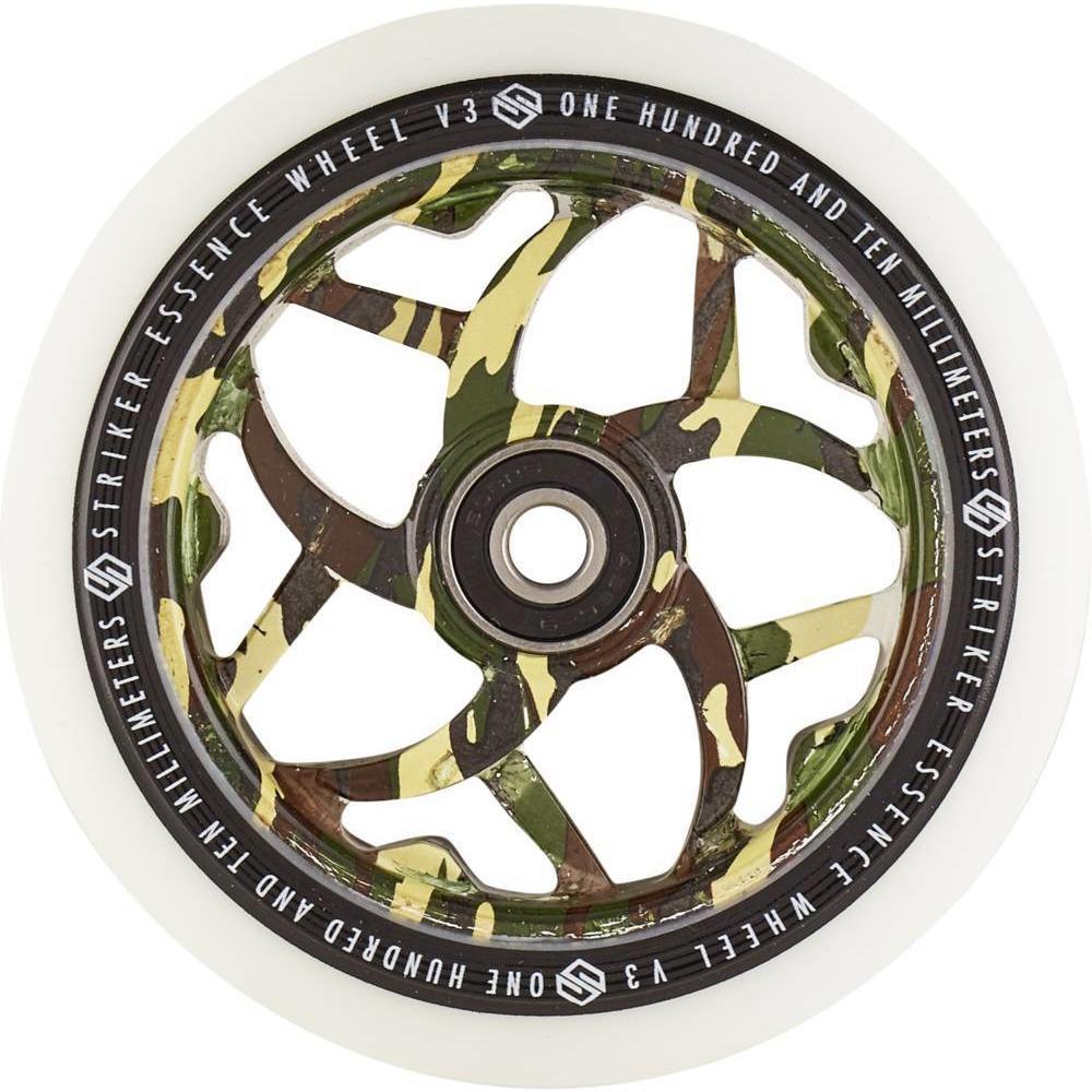 Striker Essence V3 White PU 110mm Stunt Scooter Wheels - Camoflague