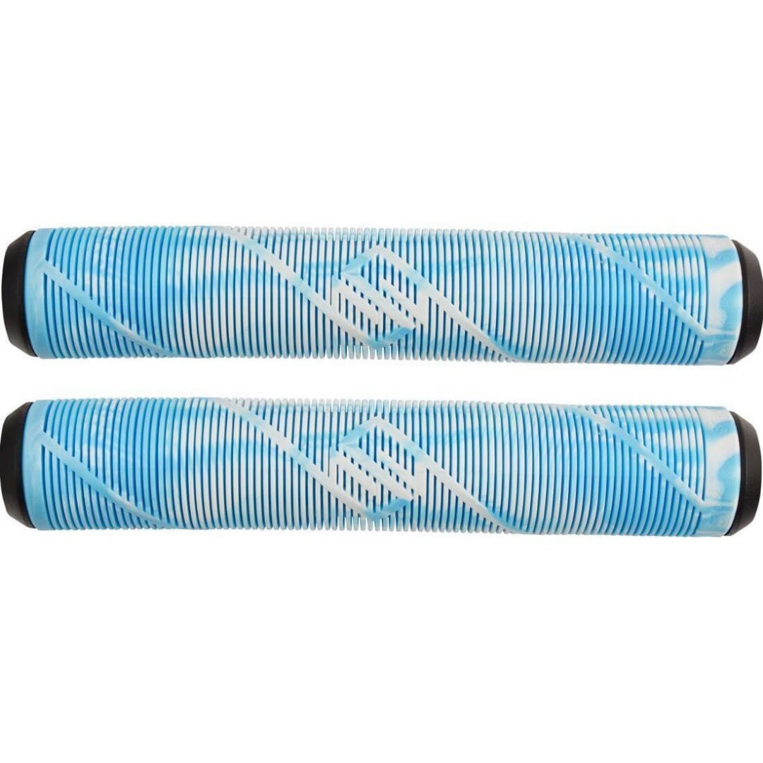 Striker Logo Scooter Grips - White/Teal