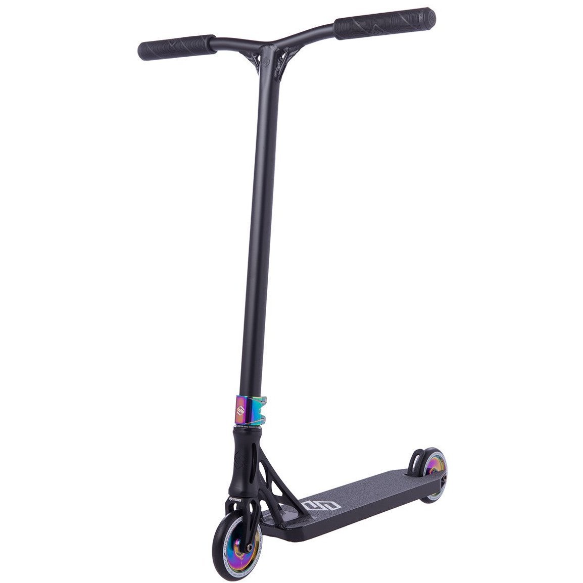 Striker Essence Stunt Scooter - Black/Rainbow