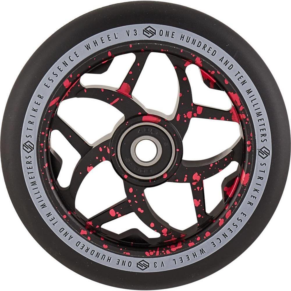 Logix Scooters 6 Spoke Stunt Scooter Wheel, Black/Oil Slick