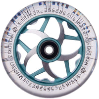 Striker Essence V3 Clear PU 110mm Hjul Til Løbehjul - Teal