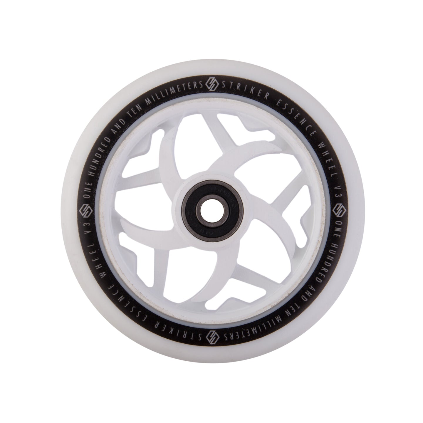 Striker Essence V3 Colorblast PU 110mm Stunt Scooter Wheel - White