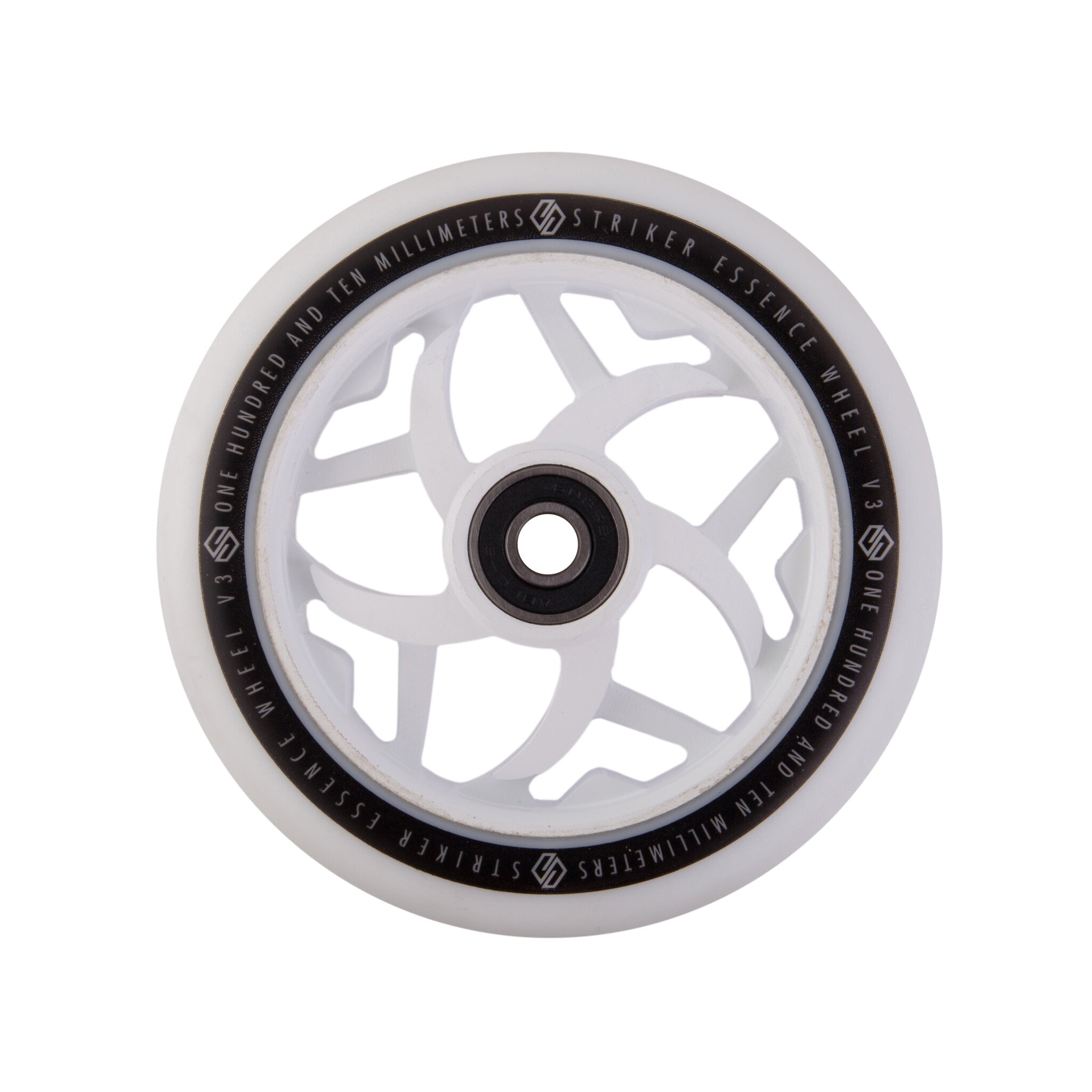 Striker Essence V3 Colorblast PU 110mm Stunt Scooter Wheel - White