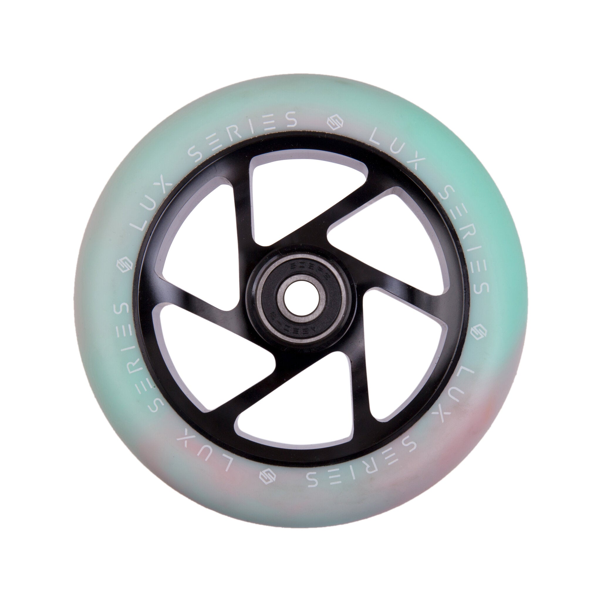 Striker Lux Spoked 110mm Stunt Scooter Wheels - Pink/Teal