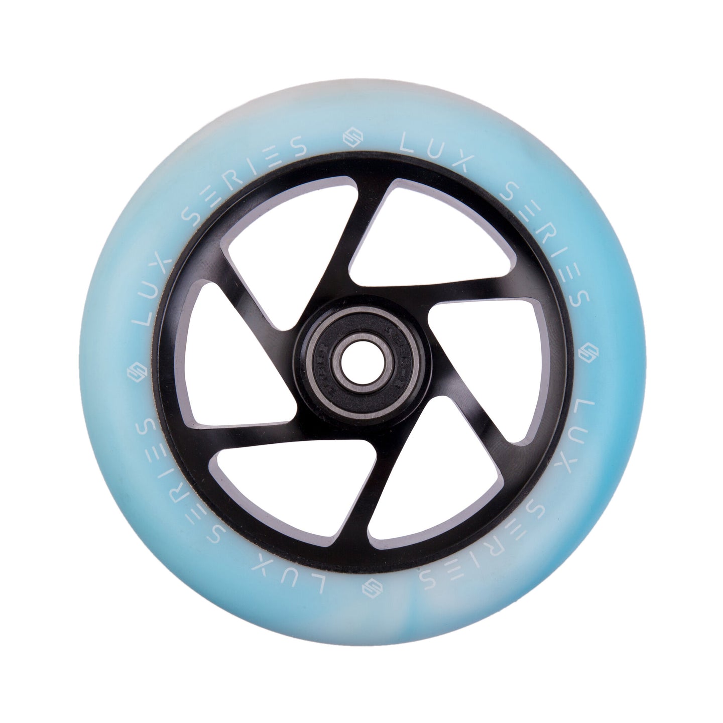 Striker Lux Spoked 110mm Stunt Scooter Wheels - White/Teal