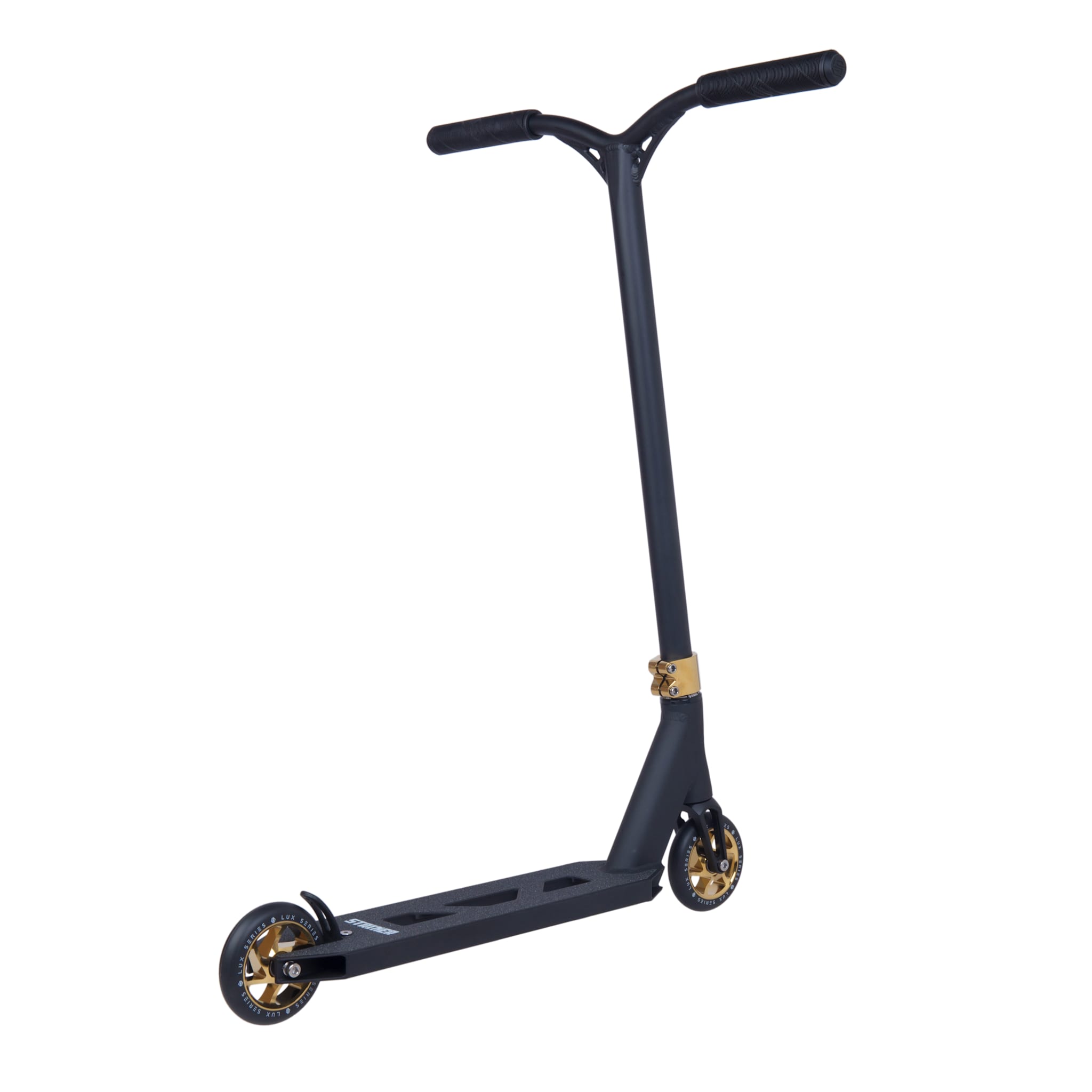 Striker Lux Stunt Scooter - Black/Gold Chrome