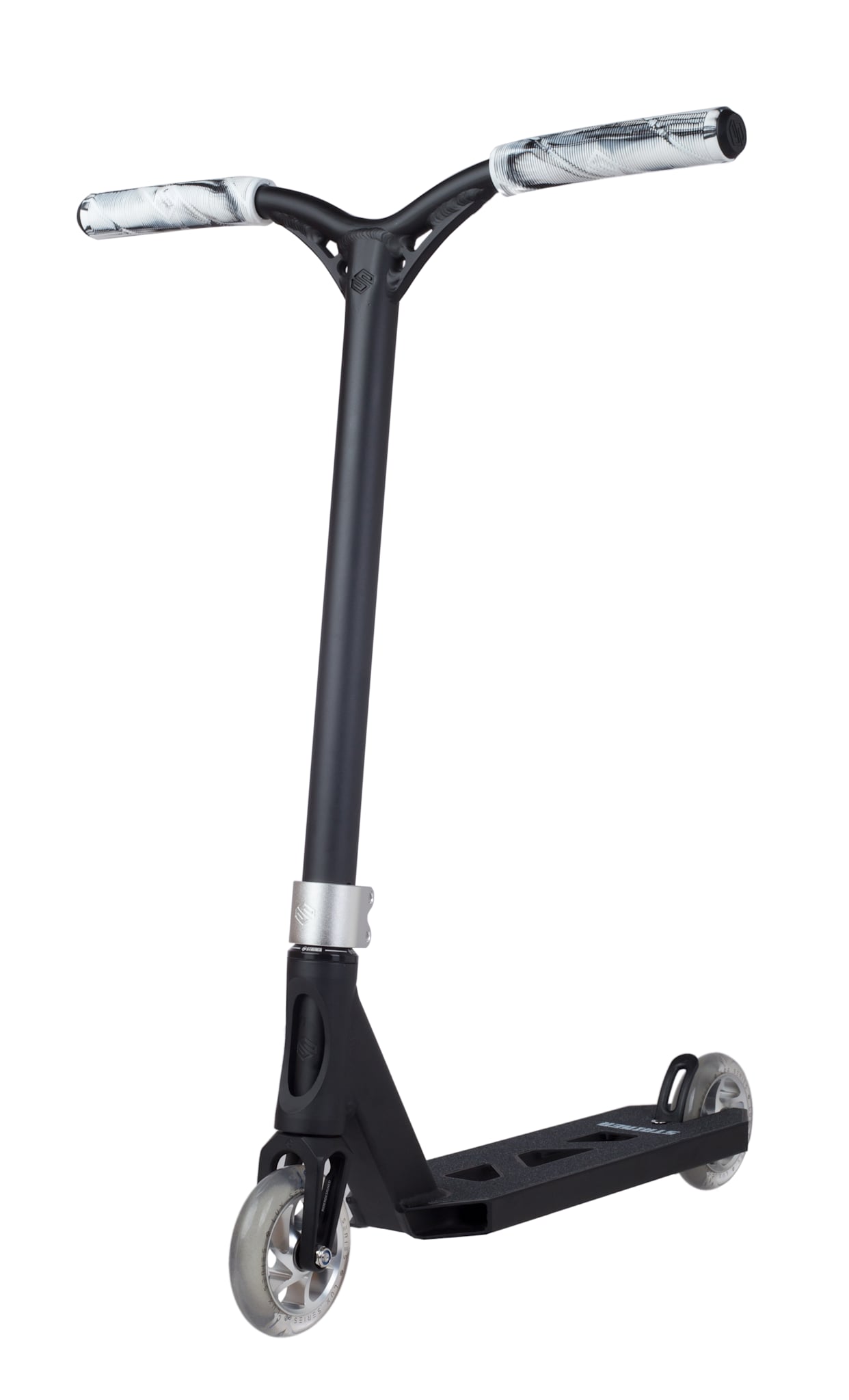 Striker Lux Stunt Scooter - Clear/Silver