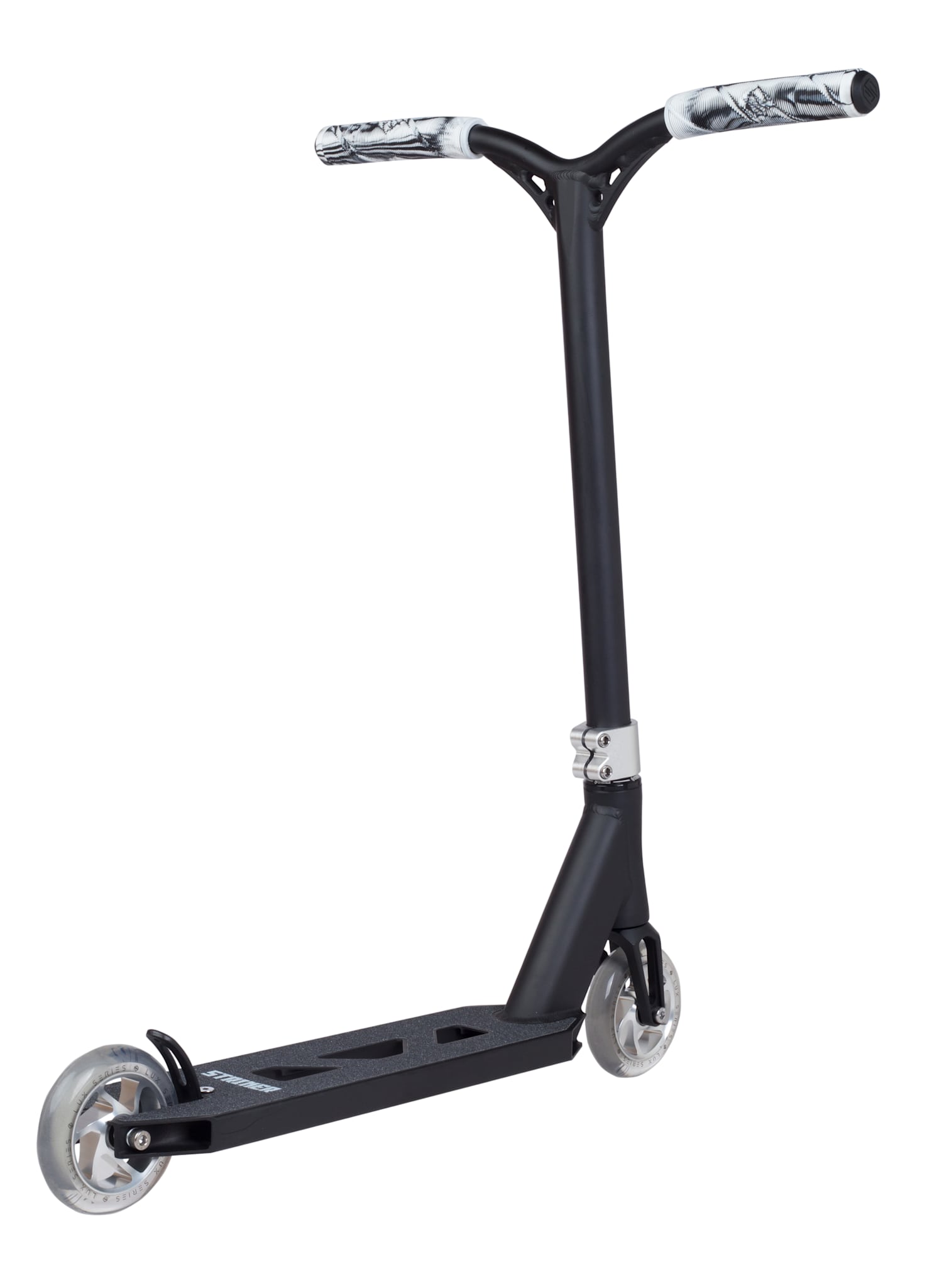 Striker Lux Stunt Scooter - Clear/Silver