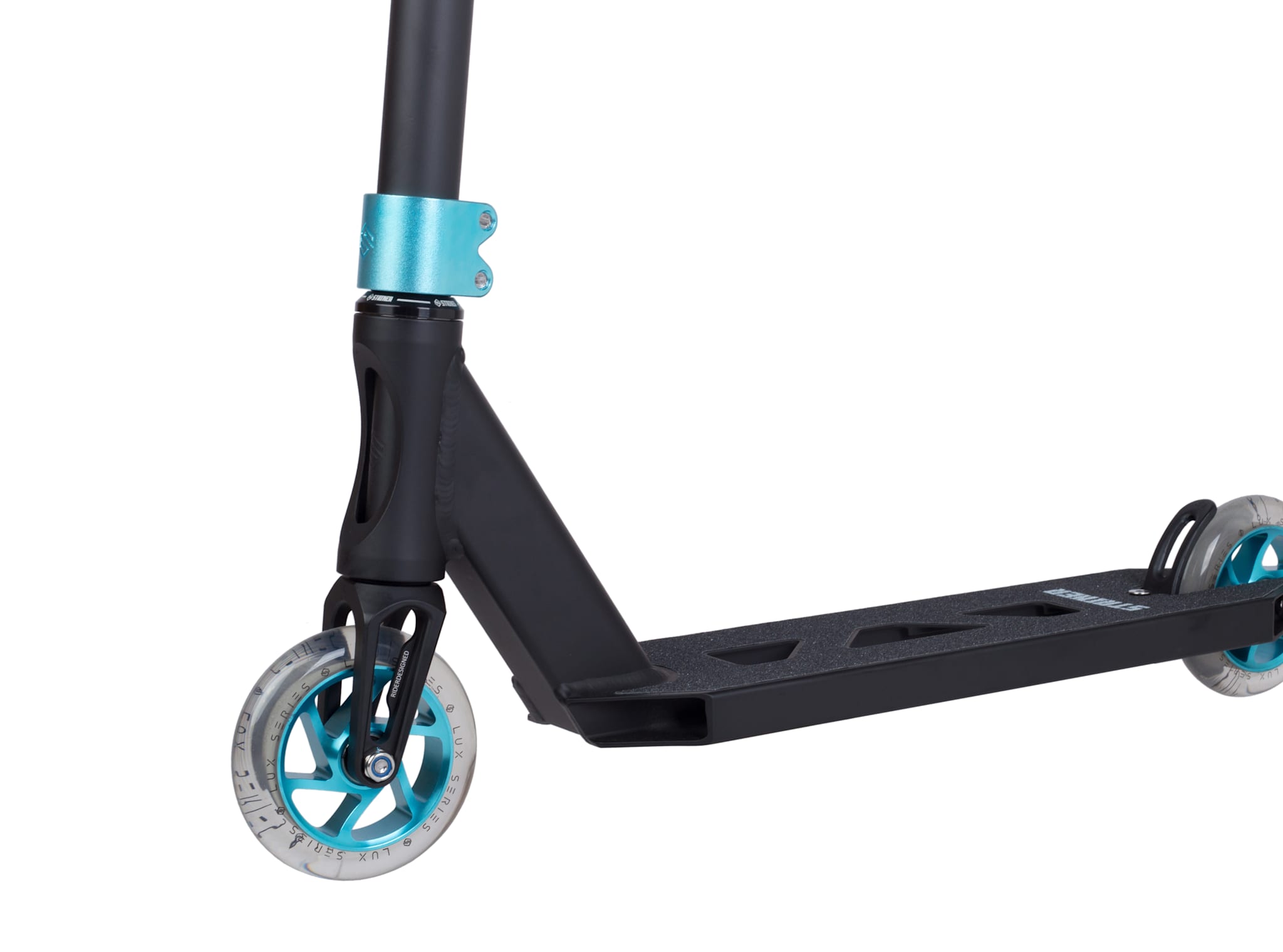 Striker Lux Stunt Scooter - Clear/Teal