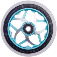 Striker Essence V3 White PU 110mm Stunt Scooter Wheels - Teal