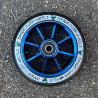 Panda Spoked V2 110mm Scooter Wheels - Blue Chrome