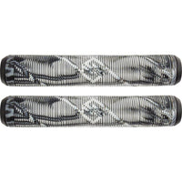 Striker Logo Scooter Grips - Snow Camoflague