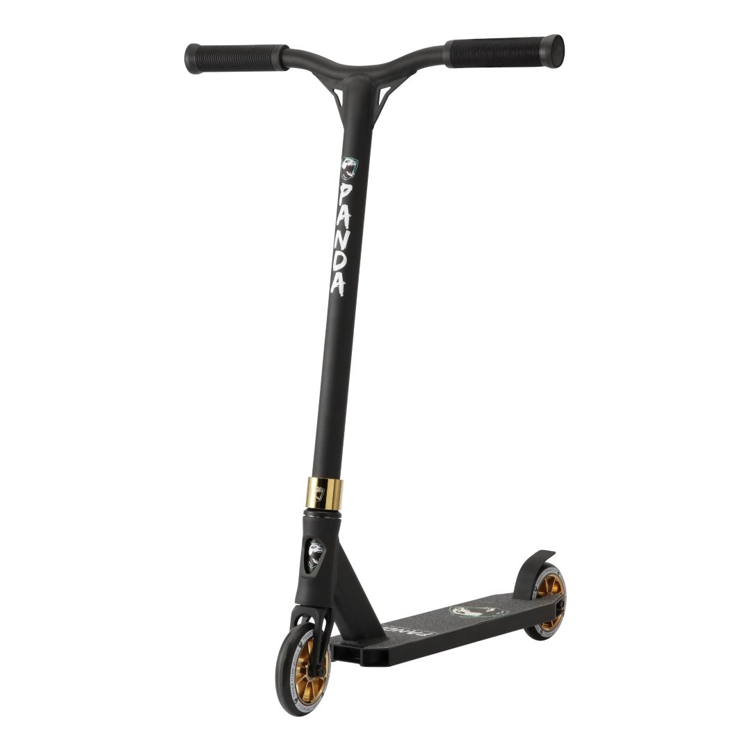 Panda Optimus Stunt Scooter - Black/Gold Chrome