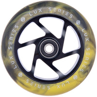 Striker Lux Spoked 110mm Hjul til Løbehjul - Black/Yellow