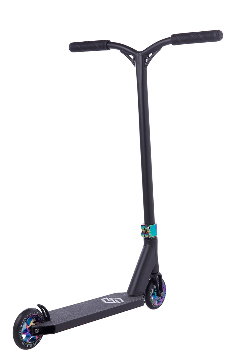 Striker Lux Stunt Scooter - Black/Rainbow