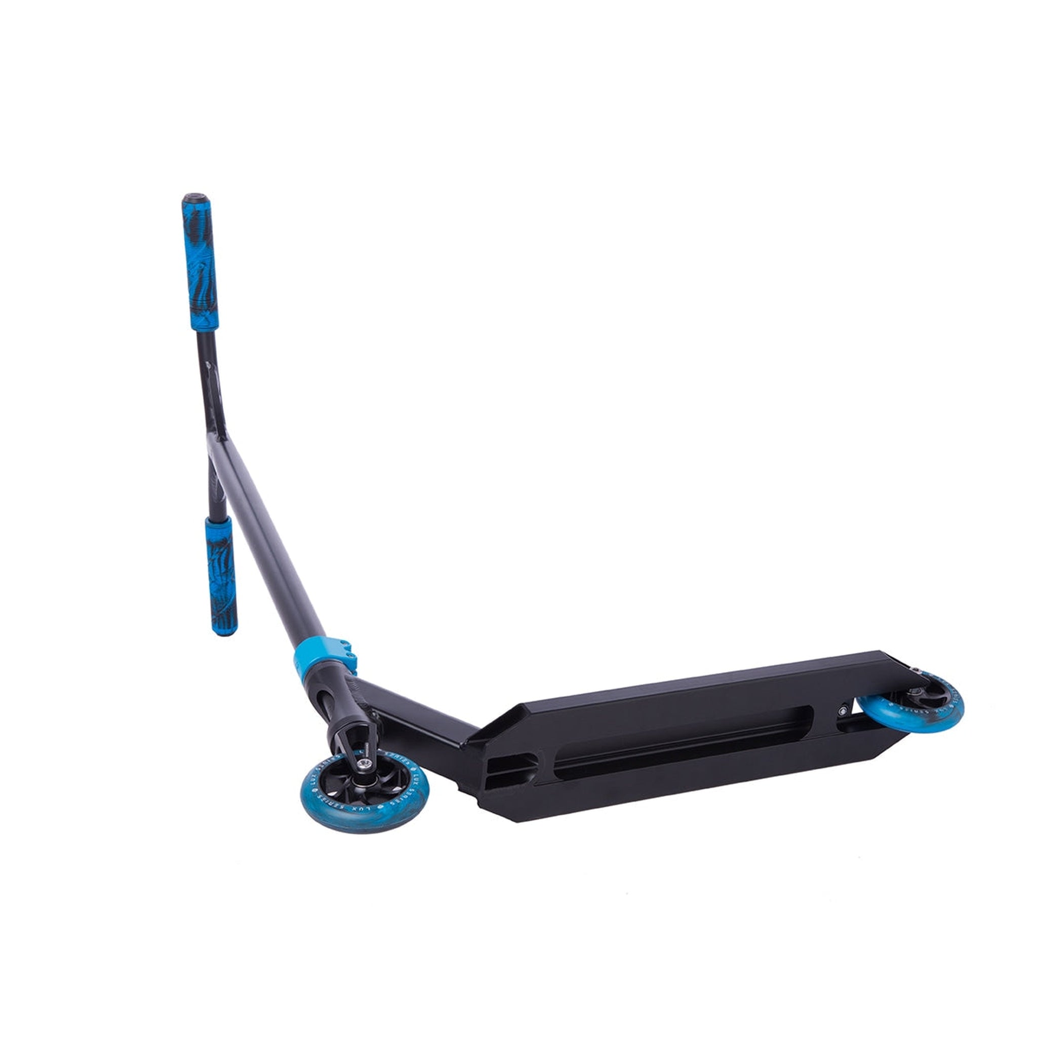 Striker Lux Painted Limited Complete Stunt Scooter - Black/Skye Blue-Stunt Scooters-Striker scooter parts
