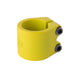 Striker Lux Double Scooter Clamp - Yellow-Scooter Clamps-Striker scooter parts