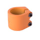 Striker Lux Double Scooter Clamp - Orange-Scooter Clamps-Striker scooter parts