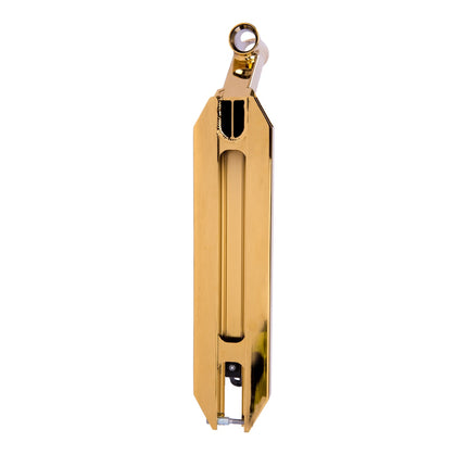 Striker Lux Integrated Scooter Deck - Gold Chrome-Scooter Decks-Striker scooter parts