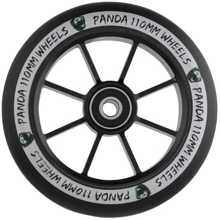 Panda Spoked V2 110mm Scooter Wheels - Black-Scooter Wheels-Striker scooter parts